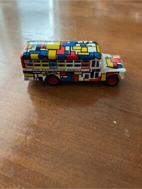 The Partridge Family Patterned Toy Bus - Multicolor